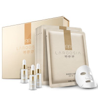 娜歌诗紧颜鲜肤舒缓修护面膜套装 6片面膜3瓶精华液