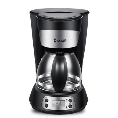 Donlim/东菱 DL-KF300咖啡机家用全自动蒸汽电热水壶煮茶器黑茶