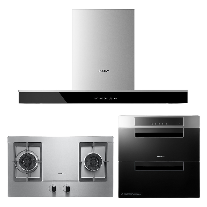 老板(ROBAM)触控式厨电套装 8325+58G3+727 17立方