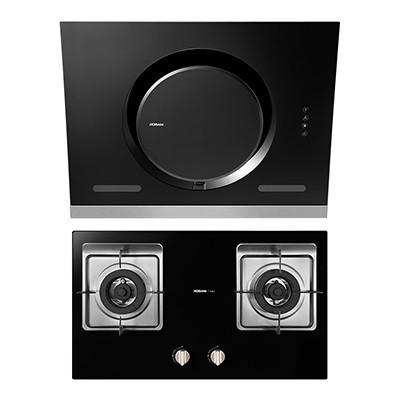 老板(ROBAM)17立方侧吸式触控式油烟机燃气灶烟灶套餐CXW-200-26A5+33B7(天然气)1级能效