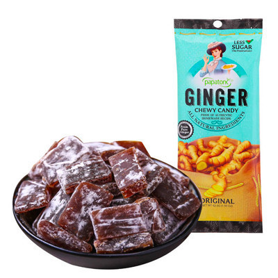 Papatonk啪啪通姜糖原味42.5g/包 印尼进口休闲零食 进口糖果 特色姜糖 暖心之作