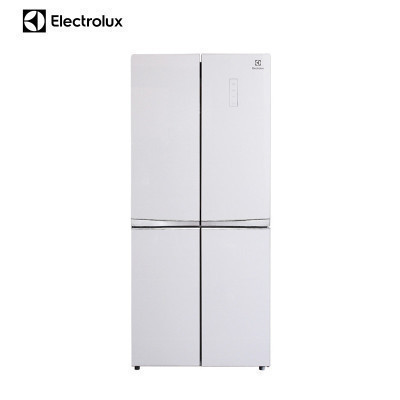 伊莱克斯/Electrolux EQE4205GD 425升玻璃风冷电脑十字多门家用节能冰箱(珠光白)