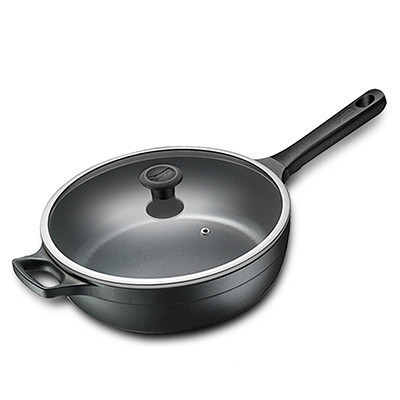 拉歌蒂尼(Lagostina)不粘煎炒锅 蓝钻系列28cm 耐磨易洗锅底燃气电磁炉通用