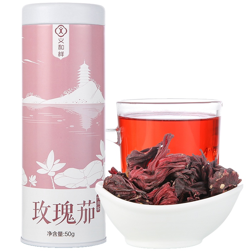 义和祥玫瑰茄 洛神花养生茶 养生茶饮 50g/罐 花草茶