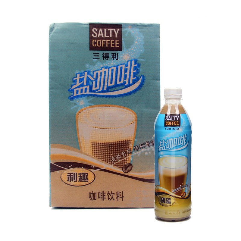 三得利(Suntory) 利趣盐咖啡饮料 480ml*15瓶/箱