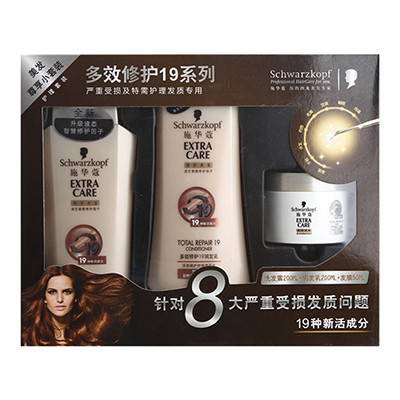 2016施华蔻多效修护19尊享小套装(200S+200C+50M)