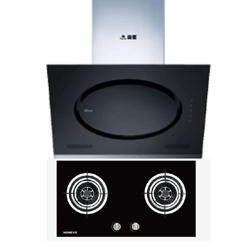 火王烟灶套餐 黑珍珠FⅡ+2QT04M/B 天然气 SN