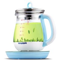 现代(HYUNDAI)QC-YS1888 养生壶 多功能家用分体式玻璃智能保温电热烧水壶煎药壶1.8L