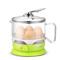 现代(HYUNDAI)QC-YSG001养生壶 电水壶 玻璃电煮茶器 花茶壶 煎药壶 煮蛋功能 1L