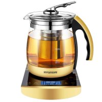 现代(HYUNDAI)养生壶QC-YS1708 1.7L容量 可拆装不锈钢过滤网 高清液晶屏显示