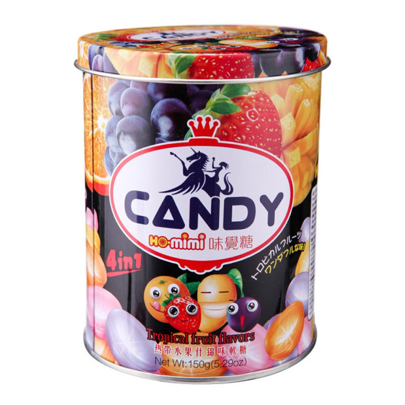 Ho.mimi牌热带水果味软糖150g 马来西亚进口香甜可口 颗颗美味 越吃越有劲 越嚼越回味 进口休闲零食