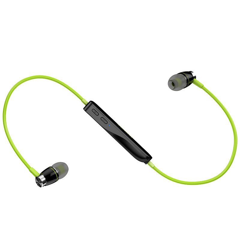 乔威(JOWAY) H-08蓝牙耳机4.0耳塞式手机通用双耳入耳式跑步无线音乐耳塞 绿色