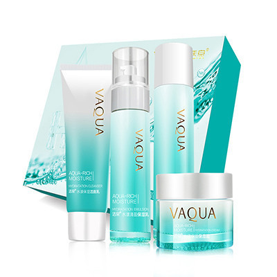 活泉水漾润肌套装（水漾保湿洁面乳100g+水漾保湿润肤水110ml+水漾清盈保湿乳90ml+水漾清润保霜50g)活泉出品