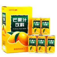 韩国进口饮料进口果汁 乐天(LOTTE)芒果汁饮料180ml ×15罐