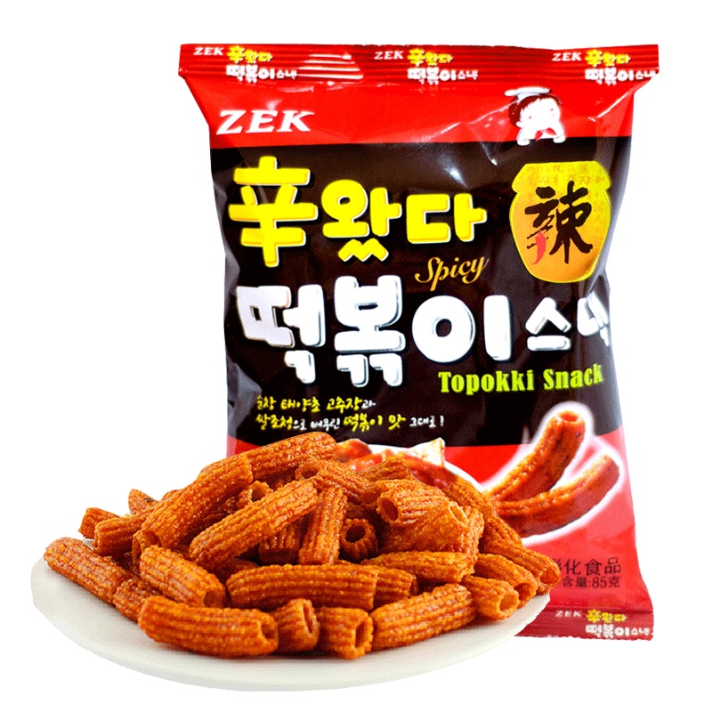 ZEK 膨化食品 辣炒年糕条85g 马来西亚进口 休闲零食