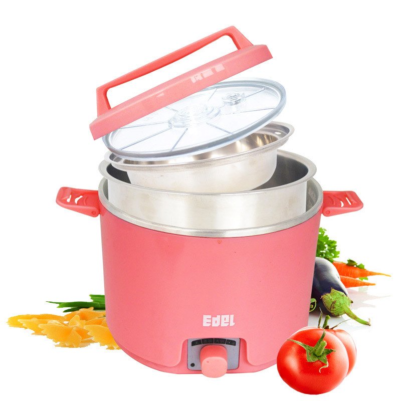 学生电热杯真空保鲜 电煮锅304不锈钢食品级电热锅 多功能保温电饭盒迷你饭煲蒸锅家用小电锅