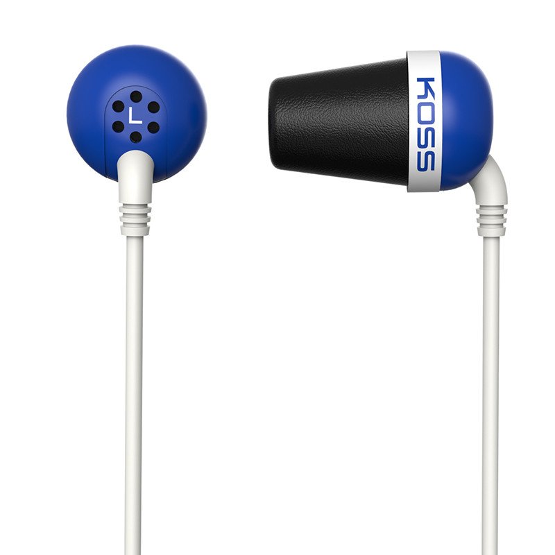 高斯(KOSS)THE PLUG CLASSIC 入耳式超重低音耳塞 蓝色
