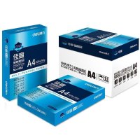 得力(deli) 佳宣3561加厚纯木浆纸 a4打印白纸不卡纸