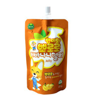 韩美禾 啵乐乐香蕉果冻120g 韩国进口