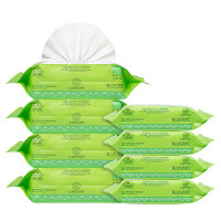 otbaby婴儿手口柔湿巾宝宝湿巾 湿纸巾 婴儿旅行款80抽*4+28抽*4 YT106*4+134*4