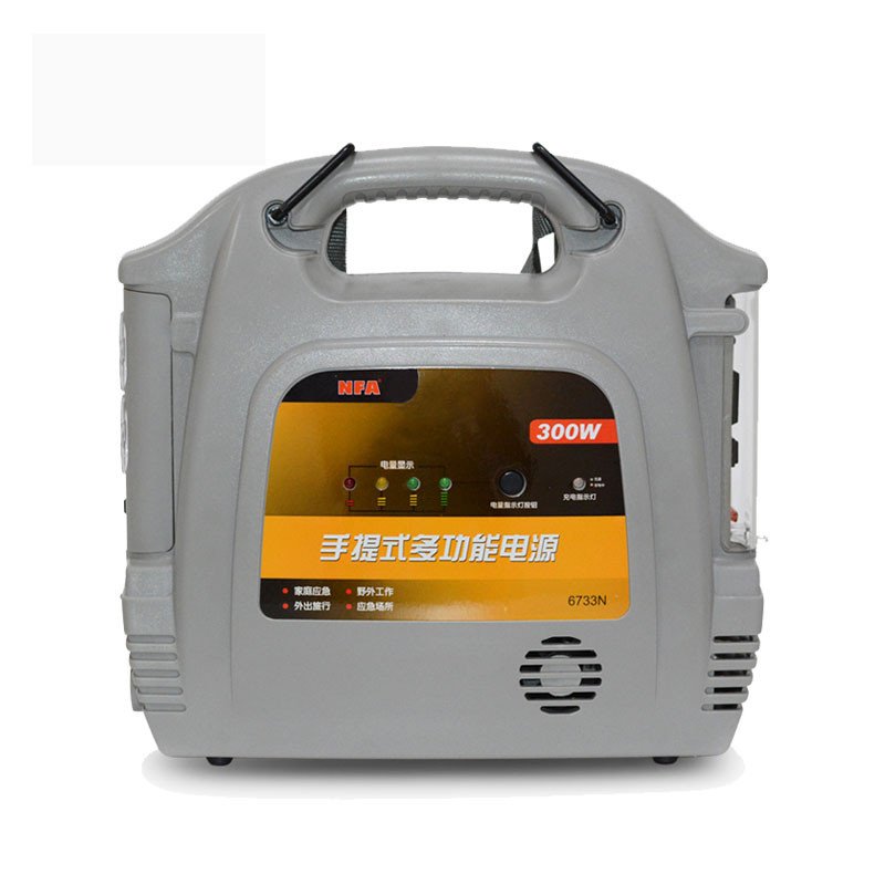 纽福克斯NFA手提式多功能电源 6733N 车载逆变器 野外工作电源 12v/220v电压输出电源 移动设备充电电源