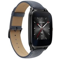 华硕ASUS 智能手表 ZenWatch2海军蓝(黑表盘+蓝色皮革表带)