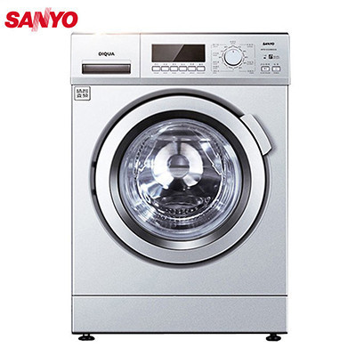 三洋帝度(SANYO) WF810616BICS0S 8公斤 下排水 变频空气洗wifi智能 滚筒洗衣机（银色）