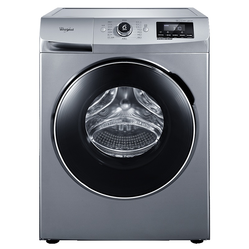 惠而浦(Whirlpool)WF912921BIL0W 9公斤 变频智能洗脱一体全自动 滚筒洗衣机（极地灰）