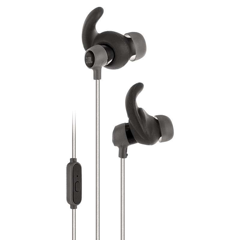 JBL reflect mini入耳式迷你线控运动跑步耳机 手机通用带麦耳机 黑色