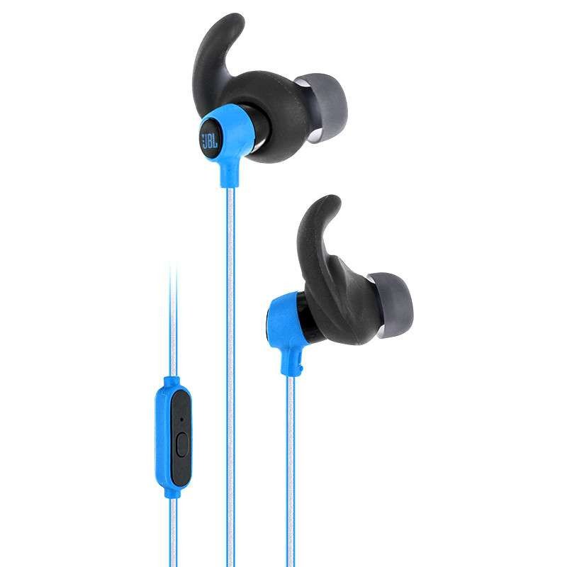 JBL reflect mini入耳式迷你线控运动跑步耳机 手机通用带麦耳机 蓝色