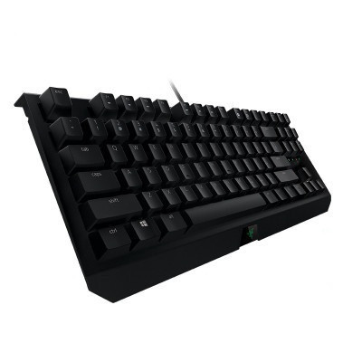 雷蛇(Razer) 黑寡妇蜘蛛X 悬浮式游戏机械键盘 黑色绿轴 绝地求生吃鸡键盘 X竞技版(87键)