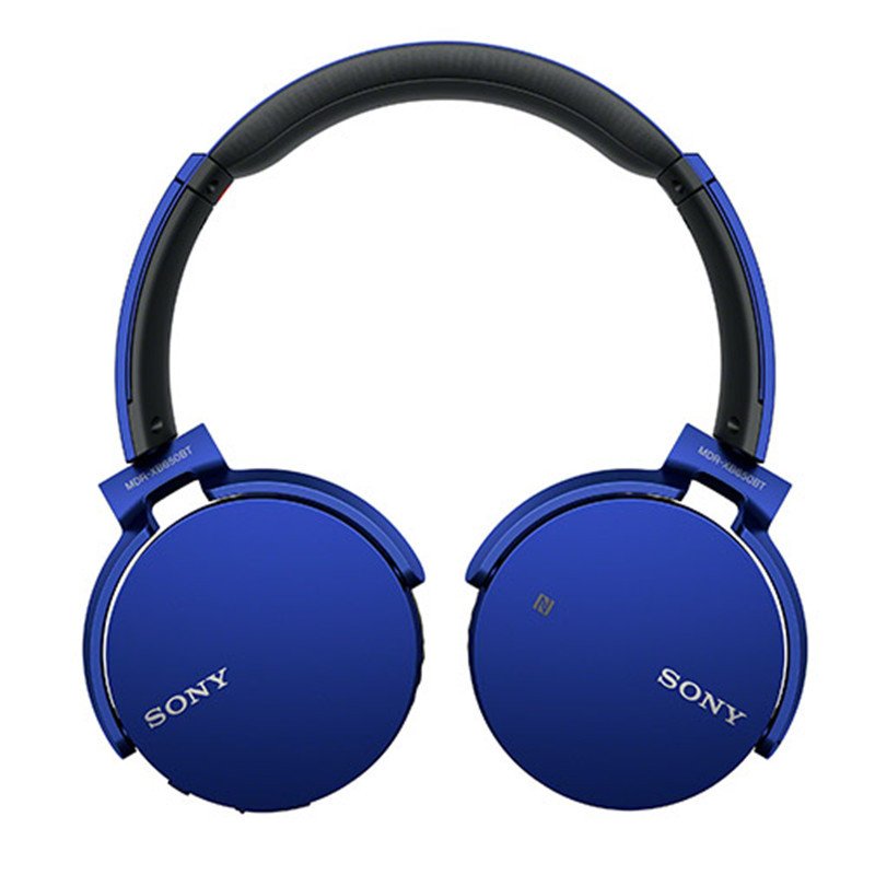 索尼(SONY)重低音无线立体声耳机MDR-XB650BT(蓝色) 头戴式旋转轴设计 NFC 蓝牙耳机