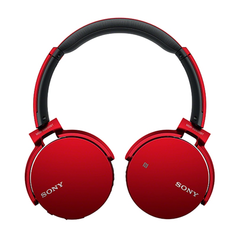 索尼(SONY)重低音无线立体声耳机MDR-XB650BT(红色) 头戴式旋转轴设计 NFC 蓝牙耳机