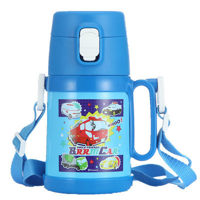 日本孔雀(peacock)SSB-400(A)儿童保温杯吸管杯真空医用级316不锈钢超长保温宝宝专用水壶
