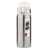 日本孔雀(peacock)LBB-35(XA)车载办公不锈钢弹盖开车便携单手操作户外运动保温杯商务杯一键弹开