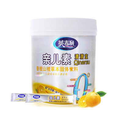 [苏宁自营]英吉利(yingjili)亲儿素清清宝香橙山楂植物固体饮料7g*30包