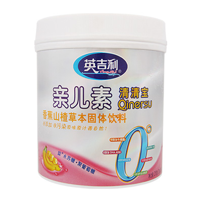 [苏宁自营]英吉利(yingjili)亲儿素清清宝香蕉山楂植物固体饮料7g*30包