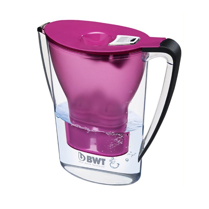 德国原装进口 BWT家用直饮净水壶滤水壶净水器2.7升一壶七芯 紫色