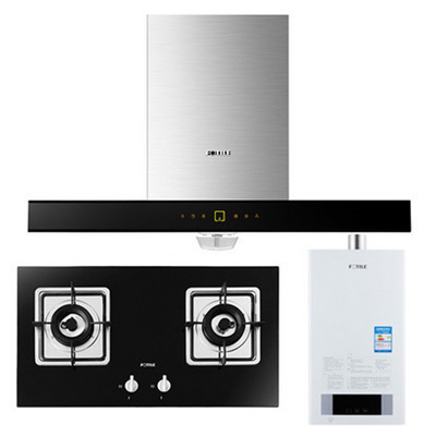 方太(FOTILE) 油烟机燃气灶具燃气热水器 烟灶套餐三件套欧式触控式EN53T+FD21BE+13BES