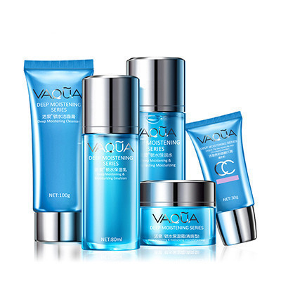 活泉保湿节套盒(洁面膏100g+恒润水100ml+保湿乳80ml+保湿霜55g+亮彩修颜CC霜30g)5件套活泉出品
