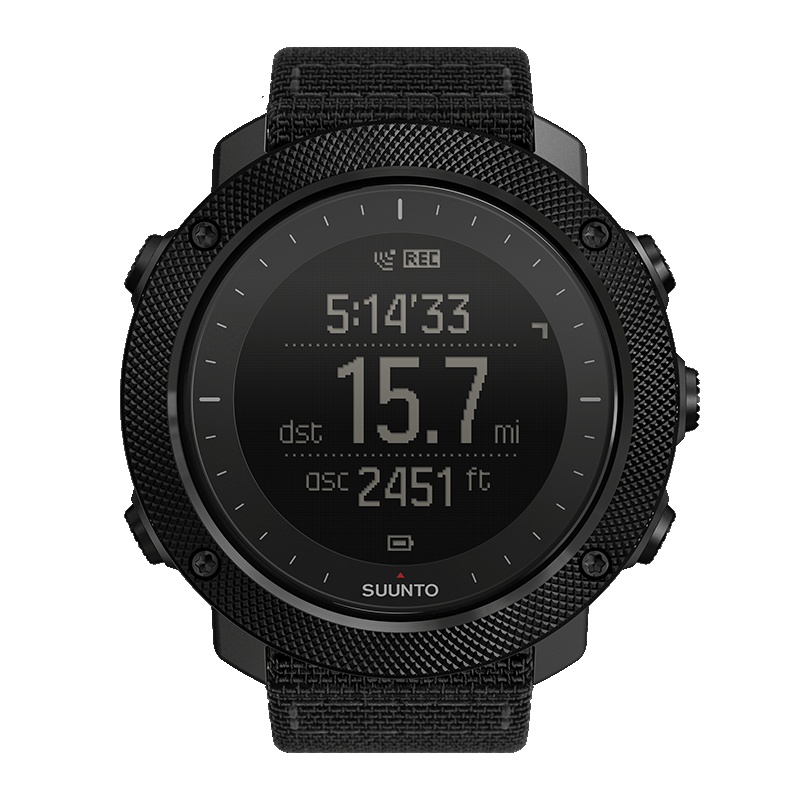 颂拓(SUUNTO)手表 TRAVERSE远征系列户外GPS智能手表徒步远足运动表蓝宝石黑色SS022291000