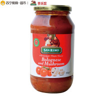 Sanremo赛瑞盟蘑菇蕃茄意面酱500克家庭装