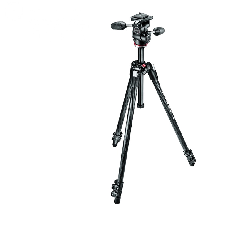 曼富图(MANFROTTO) MK290XTC3-3W 板扣式碳纤维三脚架云台套装