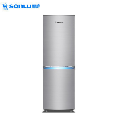双鹿(SONLU) BCD-182D闪白银 182升两门 节能静音 强冷冻能力 外观大气 家用 租房 宿舍 实用型冰箱