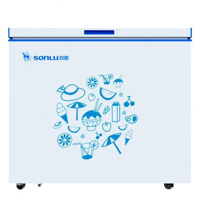 双鹿(SONLU) BC/BD-228白色 228升 家用 商用 医用 卧式 单温 冰柜 实惠小冷柜 冰柜