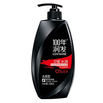 100年润发0硅水润去屑洗发露750g