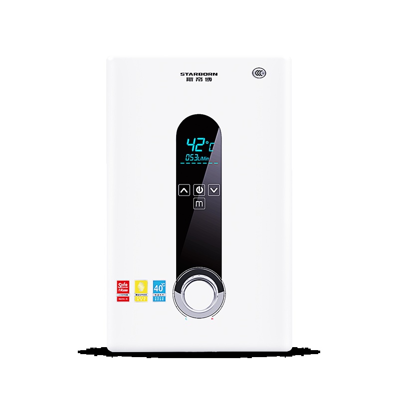 斯帝博 ESC-H90TA(8.8kw 220v黑) 即热式电热水器 速热恒温 超薄机身 洗澡淋浴 厨房小厨宝热水器