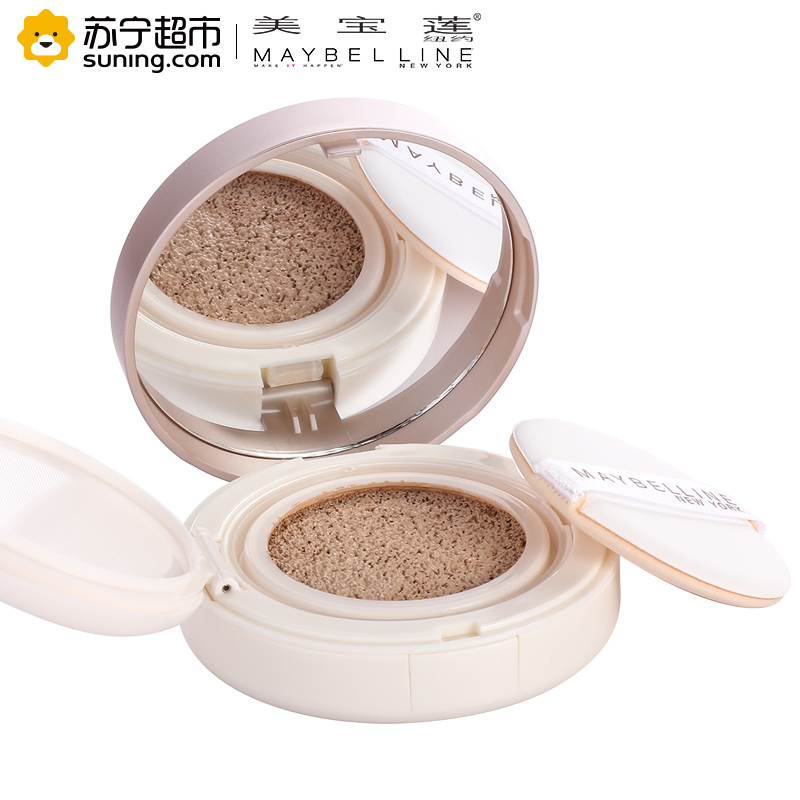 美宝莲(Maybelline) 巨遮瑕空气轻垫霜升级版 象牙色 14g BB霜 CC霜