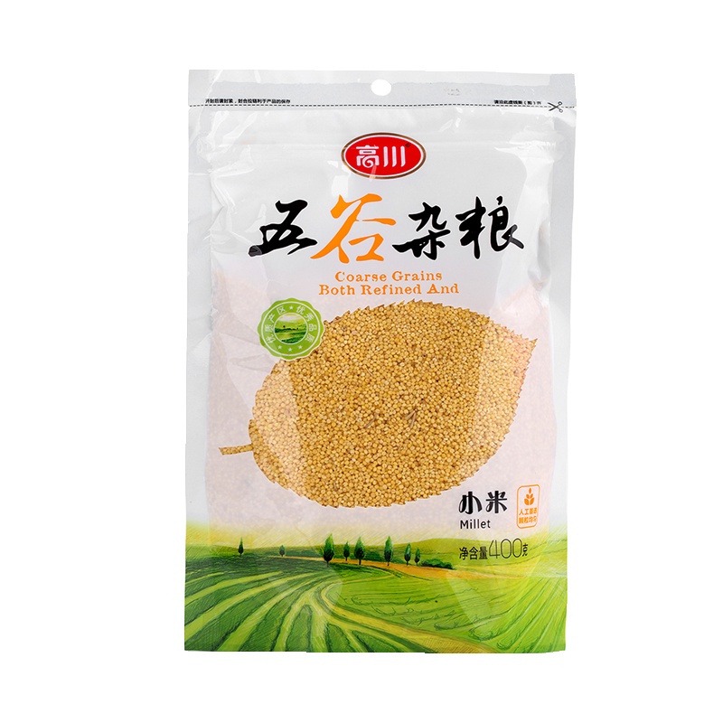 高川小米400g/袋 五谷杂粮 杂粮粥食 农家特产