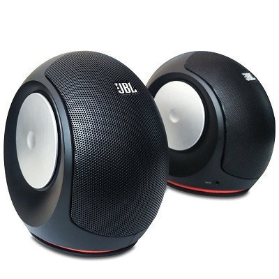 JBL Pebbles mini 音乐蜗牛电脑小音箱 USB供电 低音炮 2.0迷你音响- 黑色
